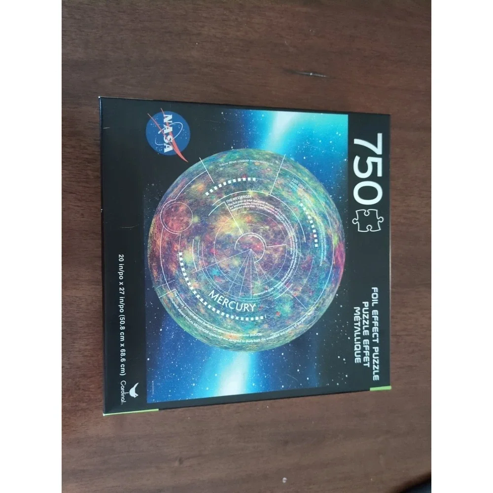 NASA Mercury Puzzle Foil Effect 750 Pieces (NIB)